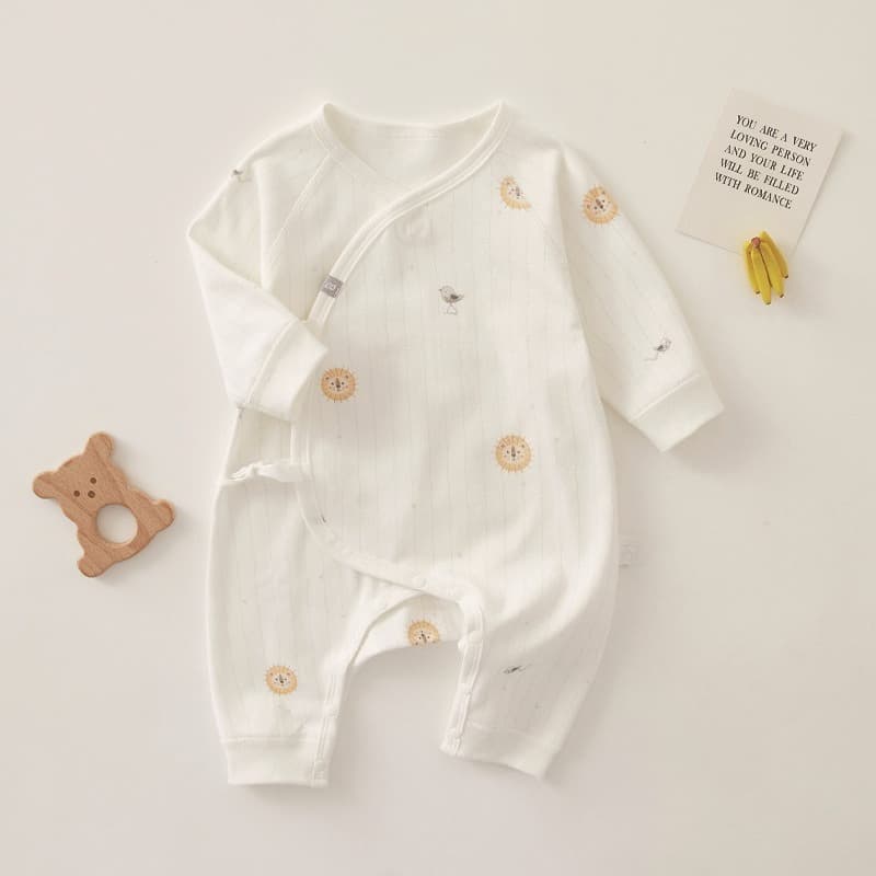 Newborn Spring And Autumn Romper Long Sleeve One-piece Cotton Baby Clothes