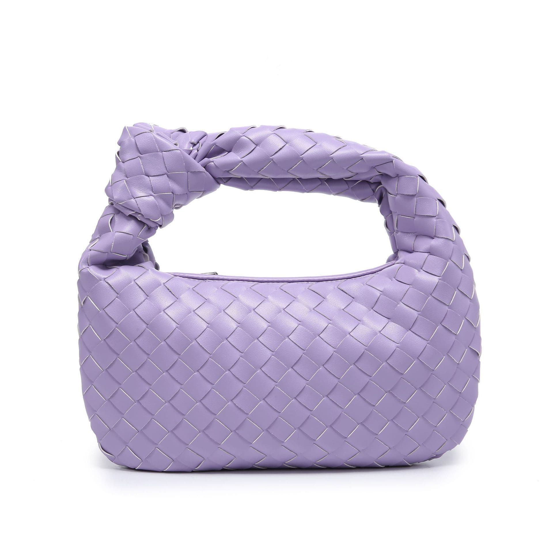 Sac à main tissé, petit pain rond en forme de nuage