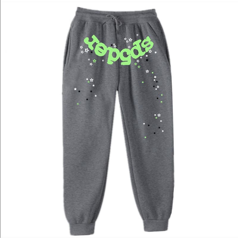 Sweat à capuche et pantalon de survêtement imprimé automne/hiver de la série Spider 555