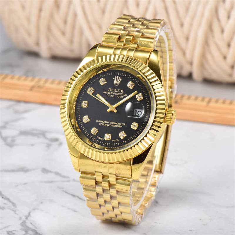 Montre à Quartz de luxe pour hommes, nouvelle marque populaire, étanche, calendrier, bracelet en acier