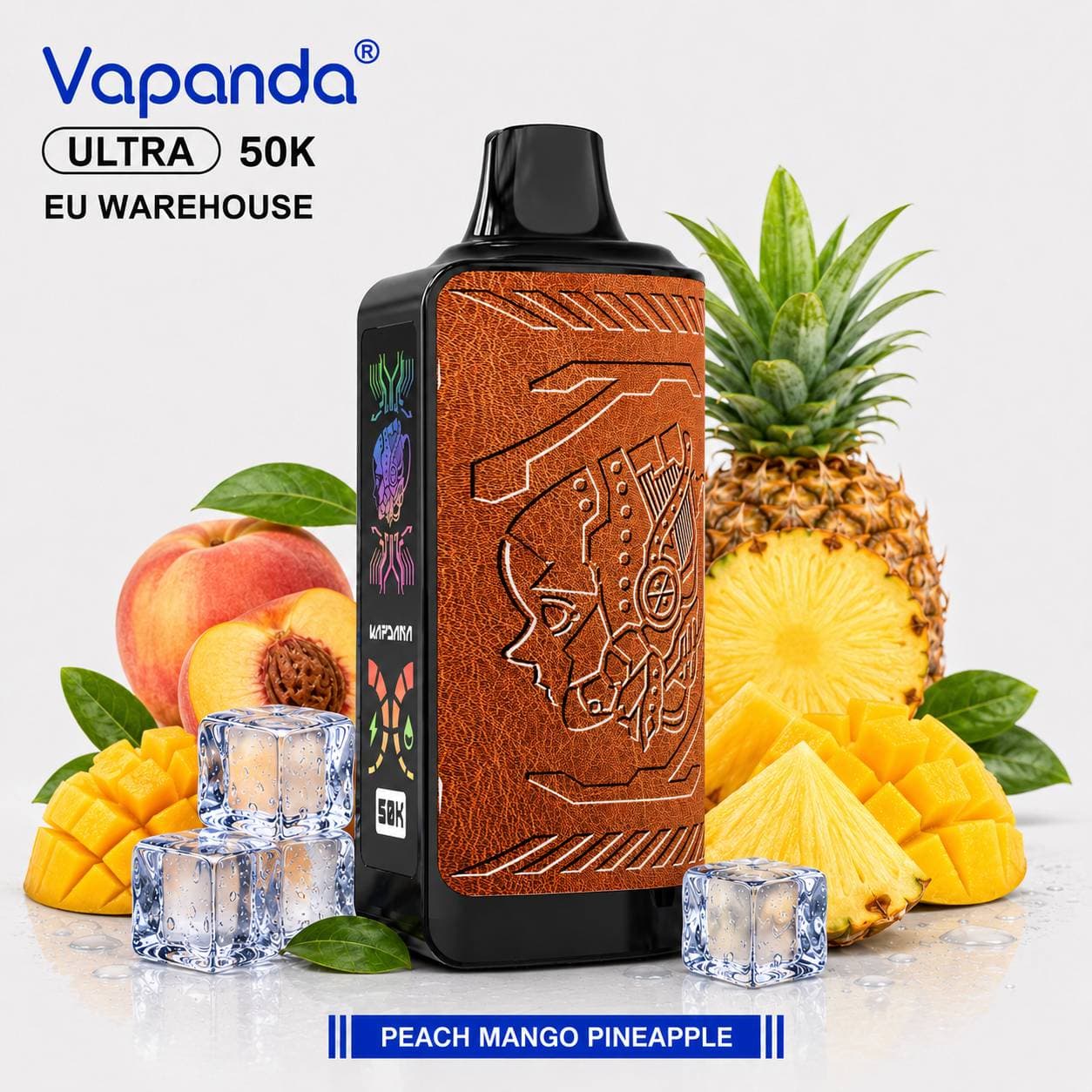 1 mod de vape VAPANDA ULTRA 50K jetable, 50 000 bouffées, cigarette électronique rechargeable haute capacité, entrepôt UE