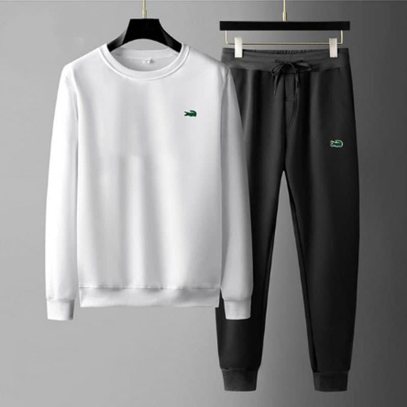 Ensemble pull sans capuche à col rond et pantalon de course pour homme (collection 2023).