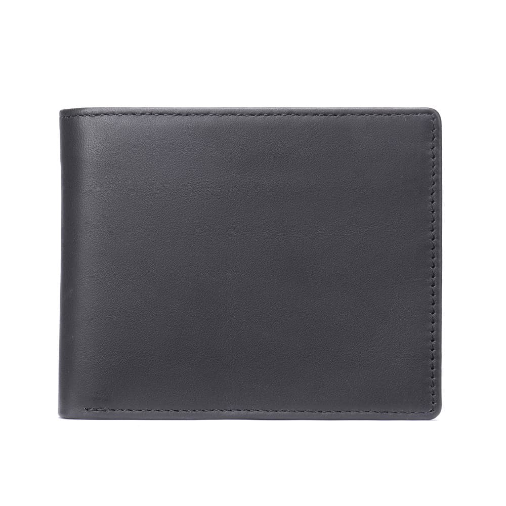 Cowhide wallet rfid leather men's wallet Short first layer wallet card bag wallet