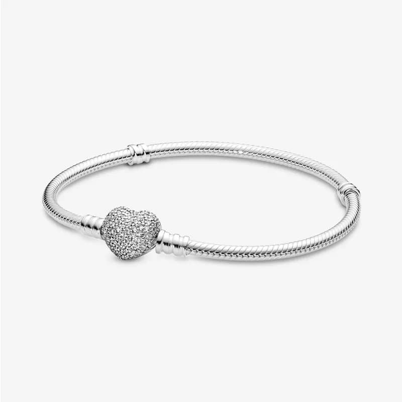 Brad P Desiger Sake Chai Charm Bracelets S Sterlig Sier Mouse Shiig Crystal Sweet Heart Bracelet Jewelry For
