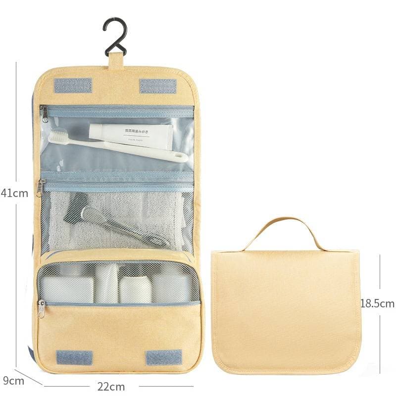 Waterproof Travel Hook Toiletry Bag Foldable Portable Multifunctional Cosmetics Storage Bag