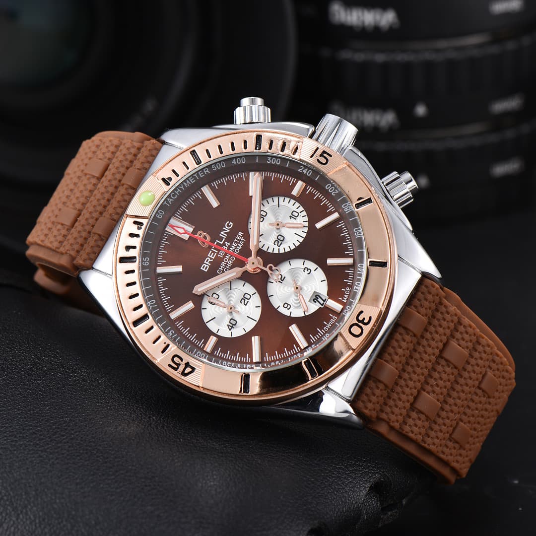 Montre pour homme - Montre décontractée et simple à bracelet en cuir - Montre à quartz professionnelle importée, polyvalente et élégante - Mon