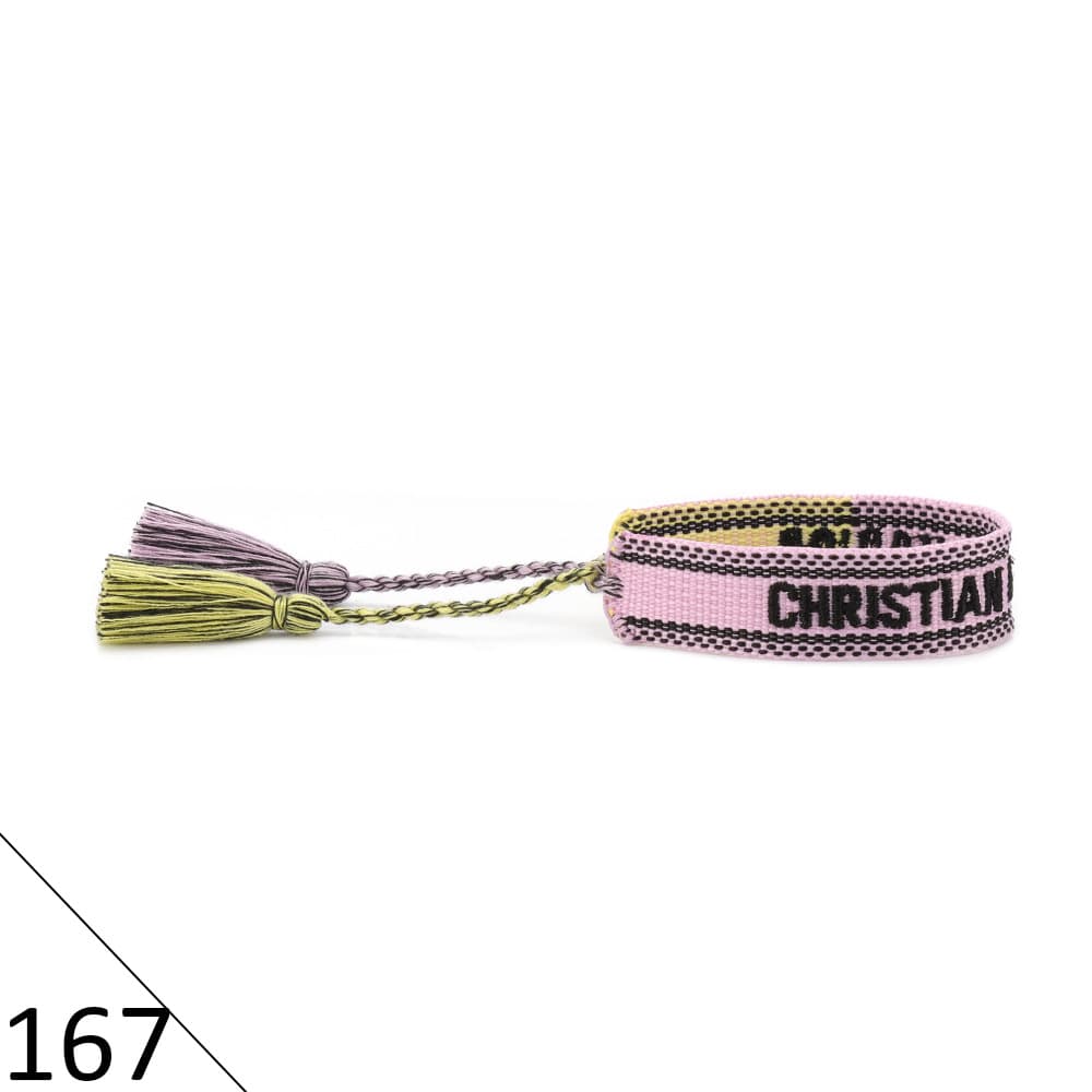 Bracelet unisexe tendance avec lettres tressées