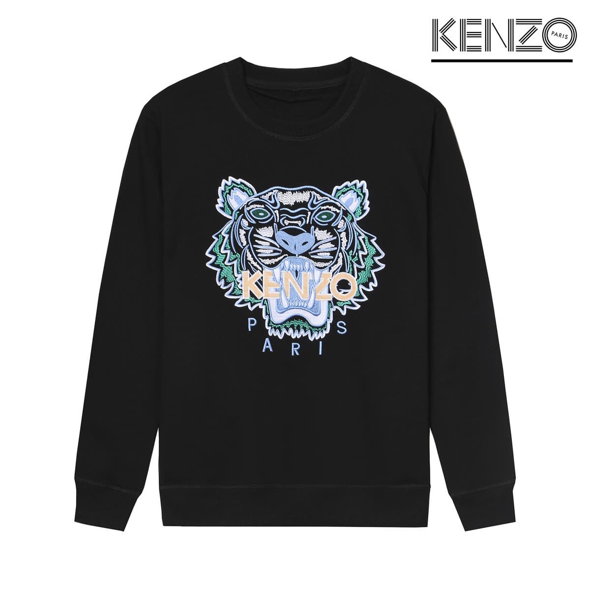 Sweat à capuche noir à col rond pour homme, imprimé tigre, coupe ample et confortable, idéal pour le printemps et l'automne.
