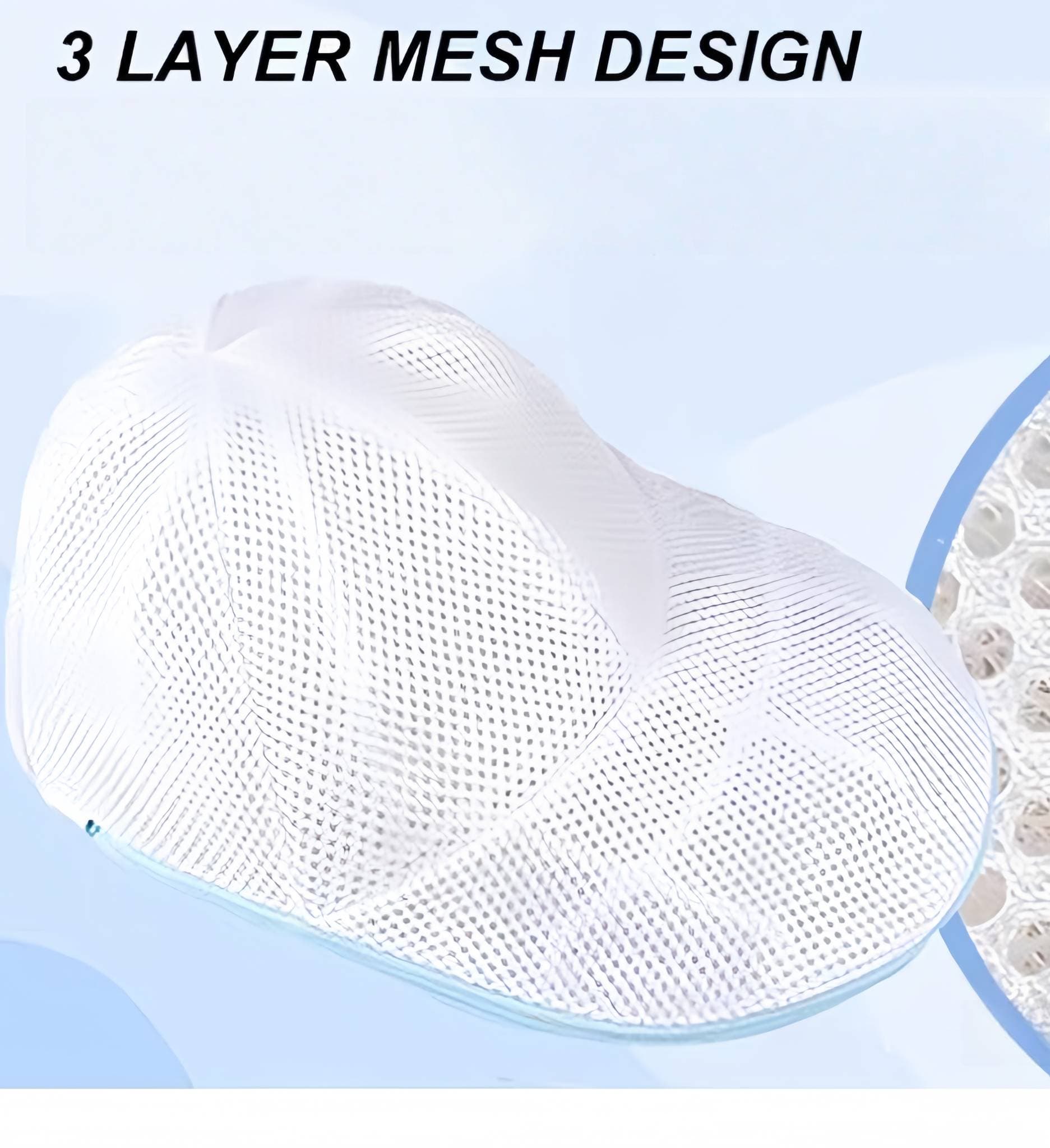 Hat Washing Bag - Baseball Cap Washer Protector For Machine Wash, Anti-Deformity Laundry Mesh