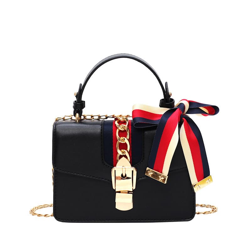 Women's Bags fashion handbag new trend silk scarf ins Korean version shoulder bag Messenger chain women's bag