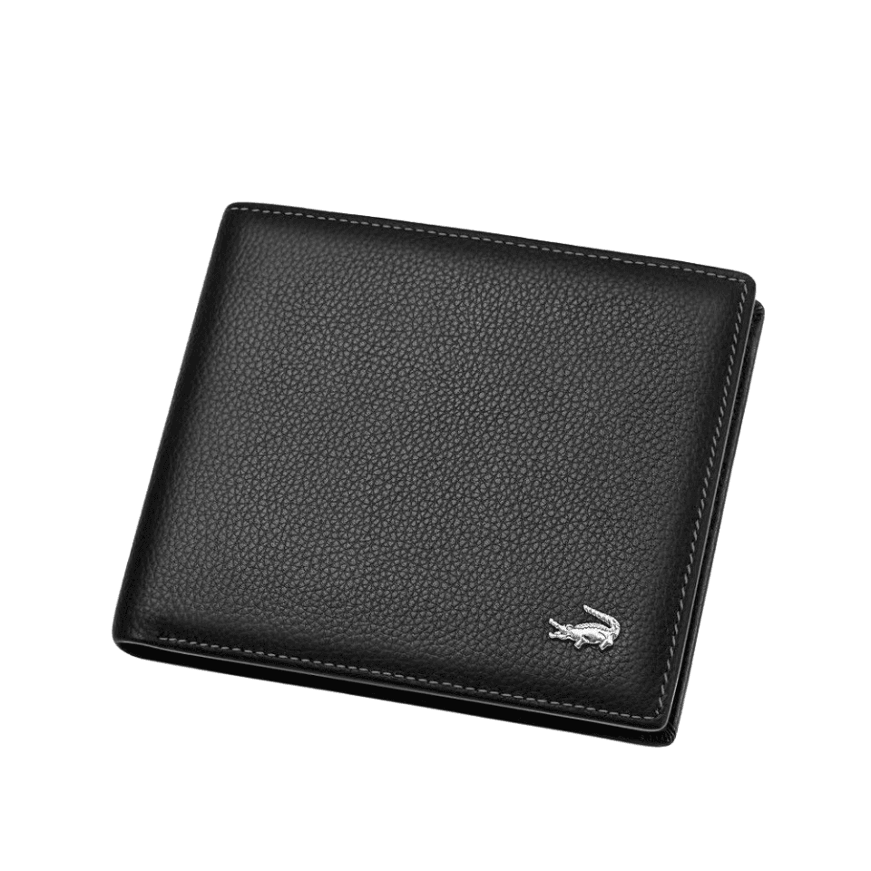 Portefeuille en cuir classique d'affaires court pour hommes