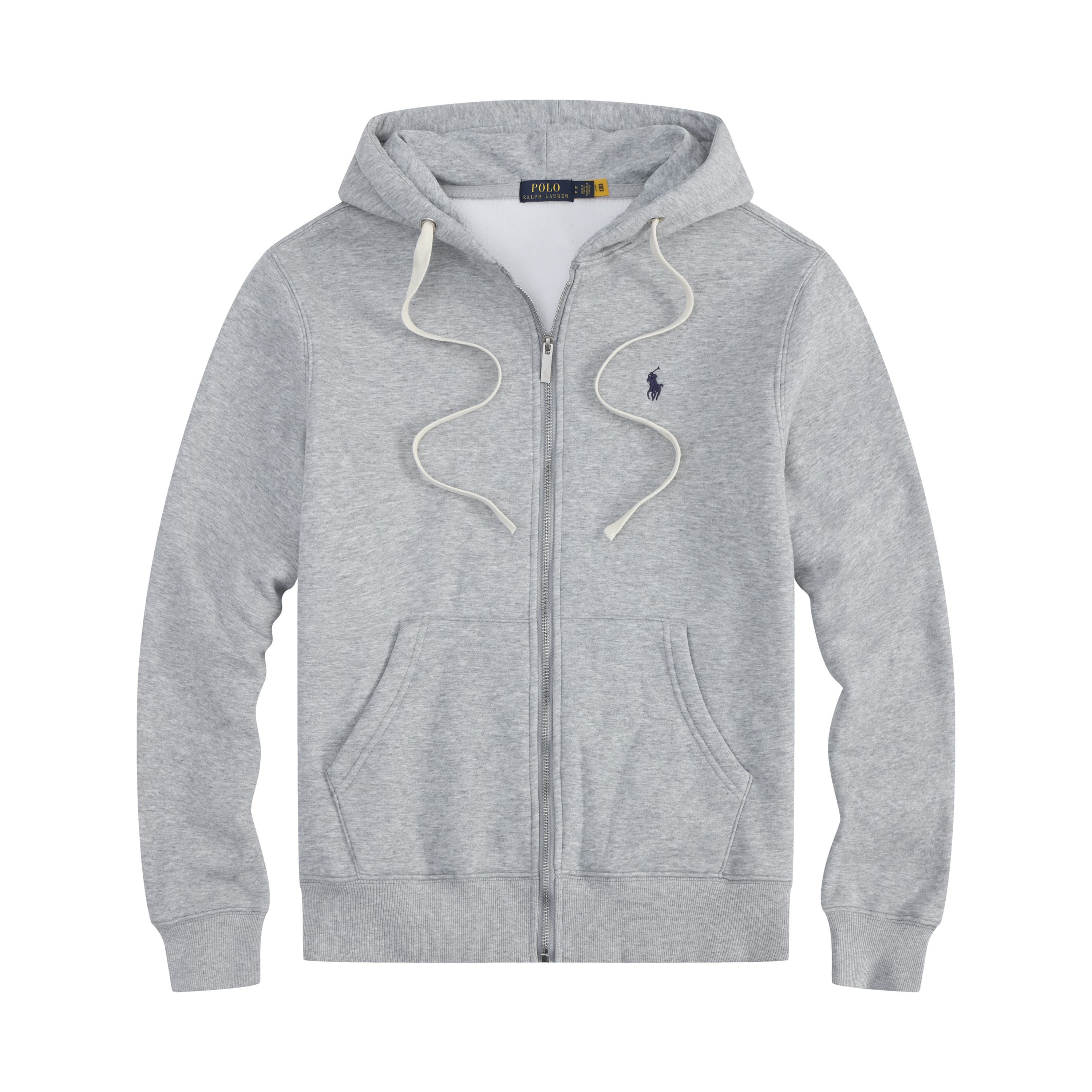Sweat à capuche zippé avec logo brodé, en coton noir, résistant et durable pour un usage quotidien décontracté en Europe