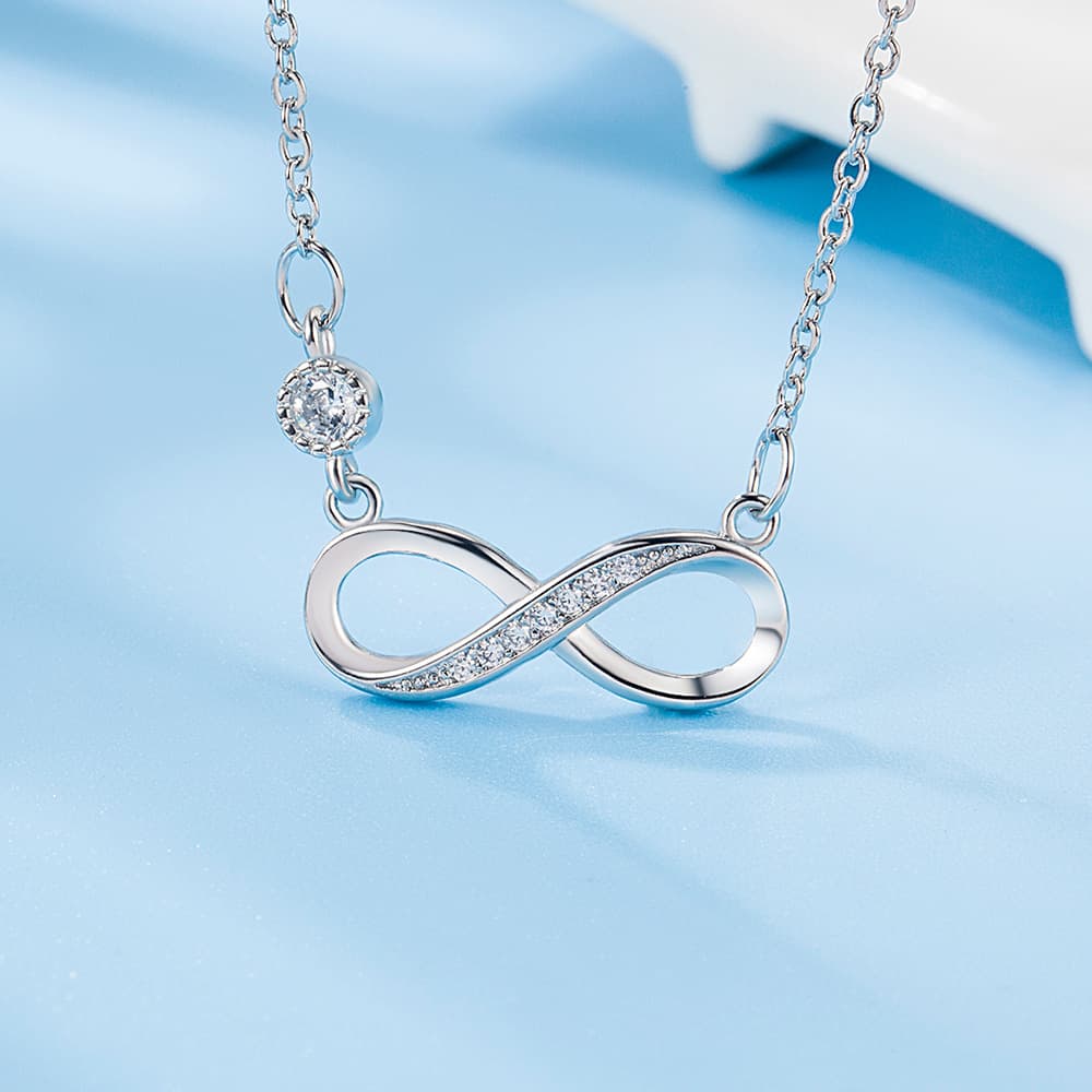 Elegant sweet unintentional love pendant necklace female literary digital clavicle chain fashionable and cute to send girlfriends birthday gift