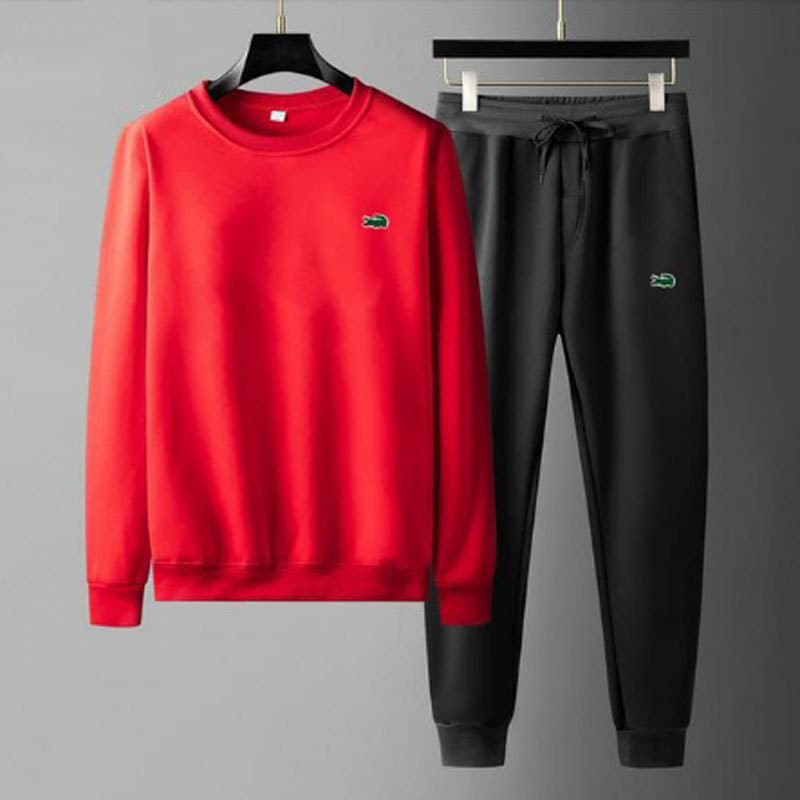 Ensemble pull sans capuche à col rond et pantalon de course pour homme (collection 2023).