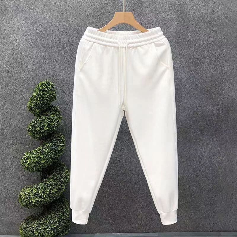 Men's Clothing Men's Casual Pants, Sweatpants Trendy And Versatile Skinny Pants Warm Cotton Sports Pants