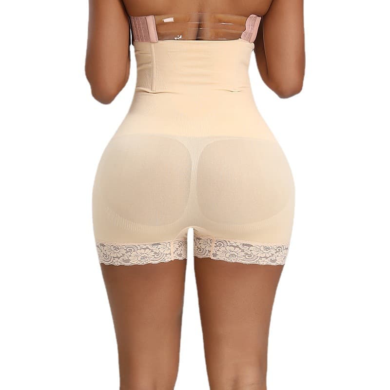 hot selling high waist tummy control butt lifting body shaping pants waist corset lace panties seamless underwear for women