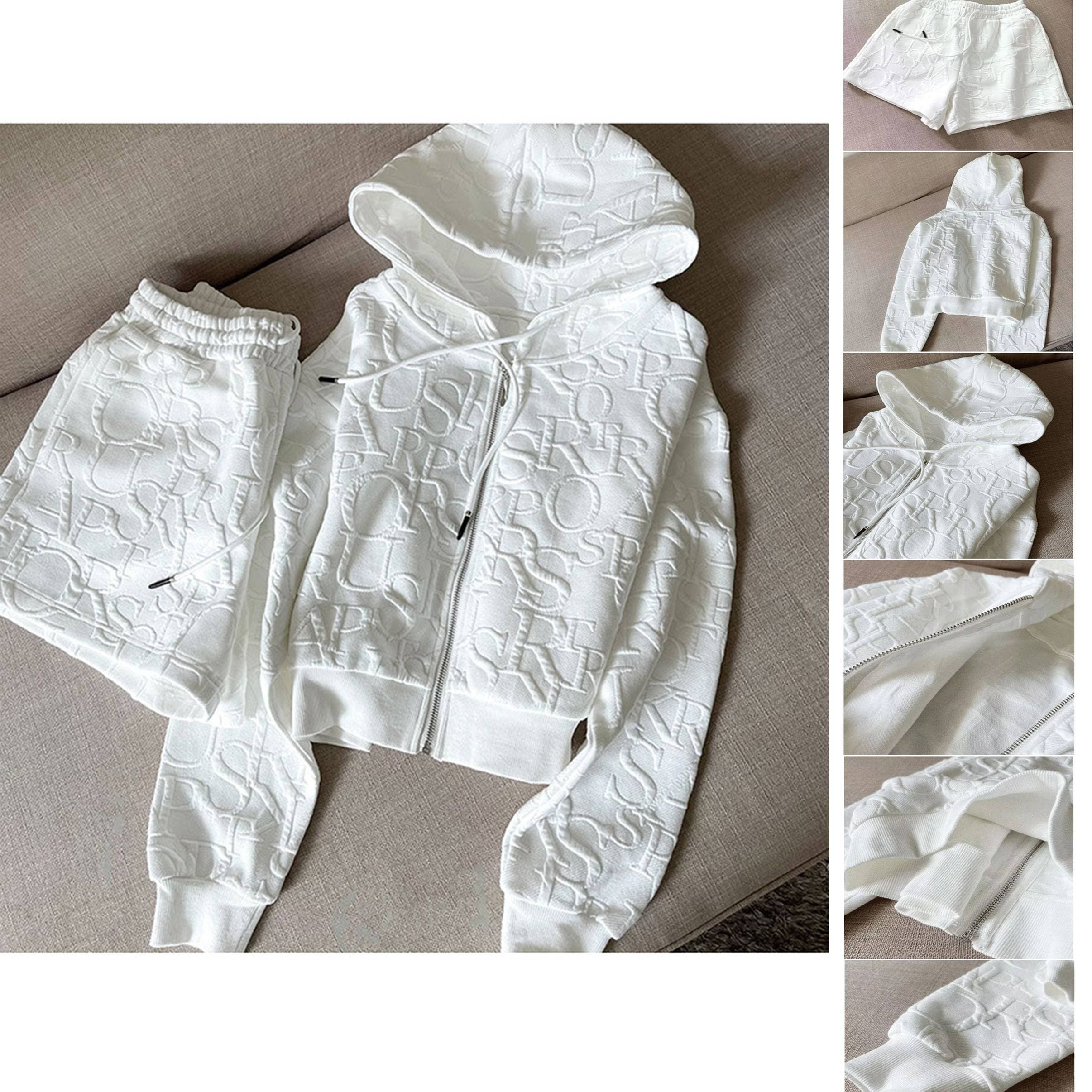 Women's Sweatshirt Shorts Suit For Women High-end Light Luxury Temperament Goddess Style Casual Fashion Two-piece Set