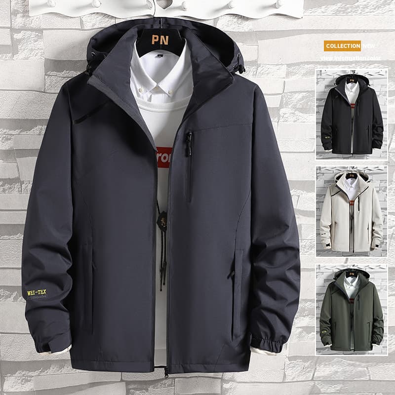 jacket spring and autumn men's waterproof and windproof jacket outdoor sports mountaineering clothing work jacket large size wholesale