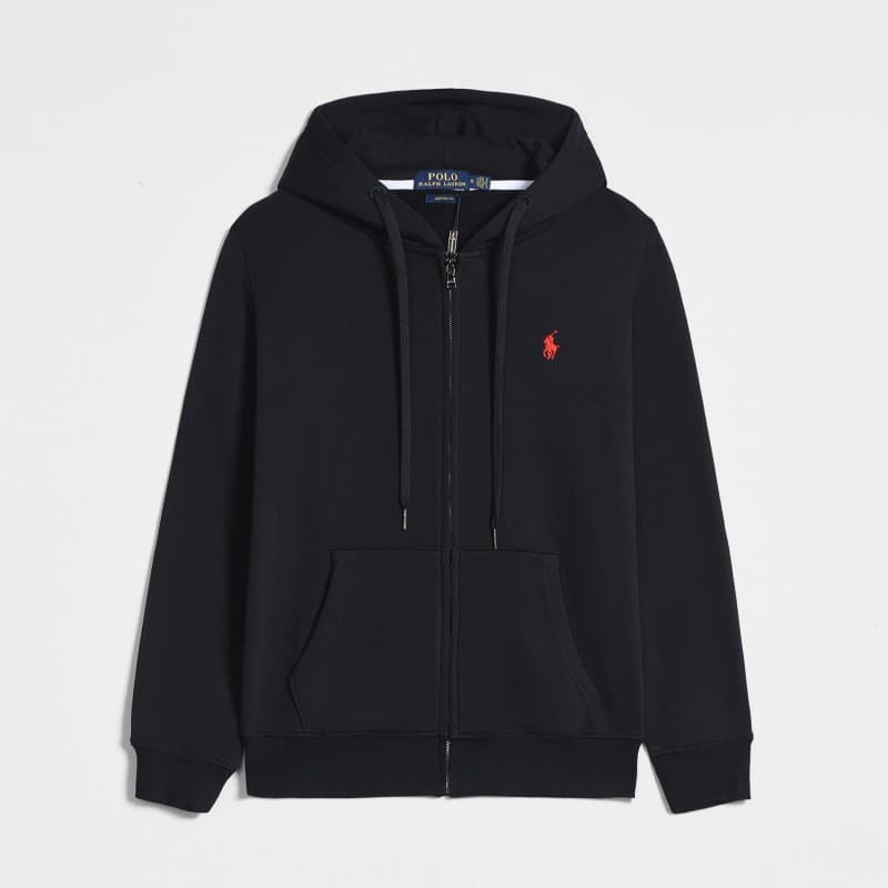 Vêtements pour femmes Thin Series Pony Cardigan à capuche RL Pull de couleur unie Brodé Loose Paul POLO Jacket