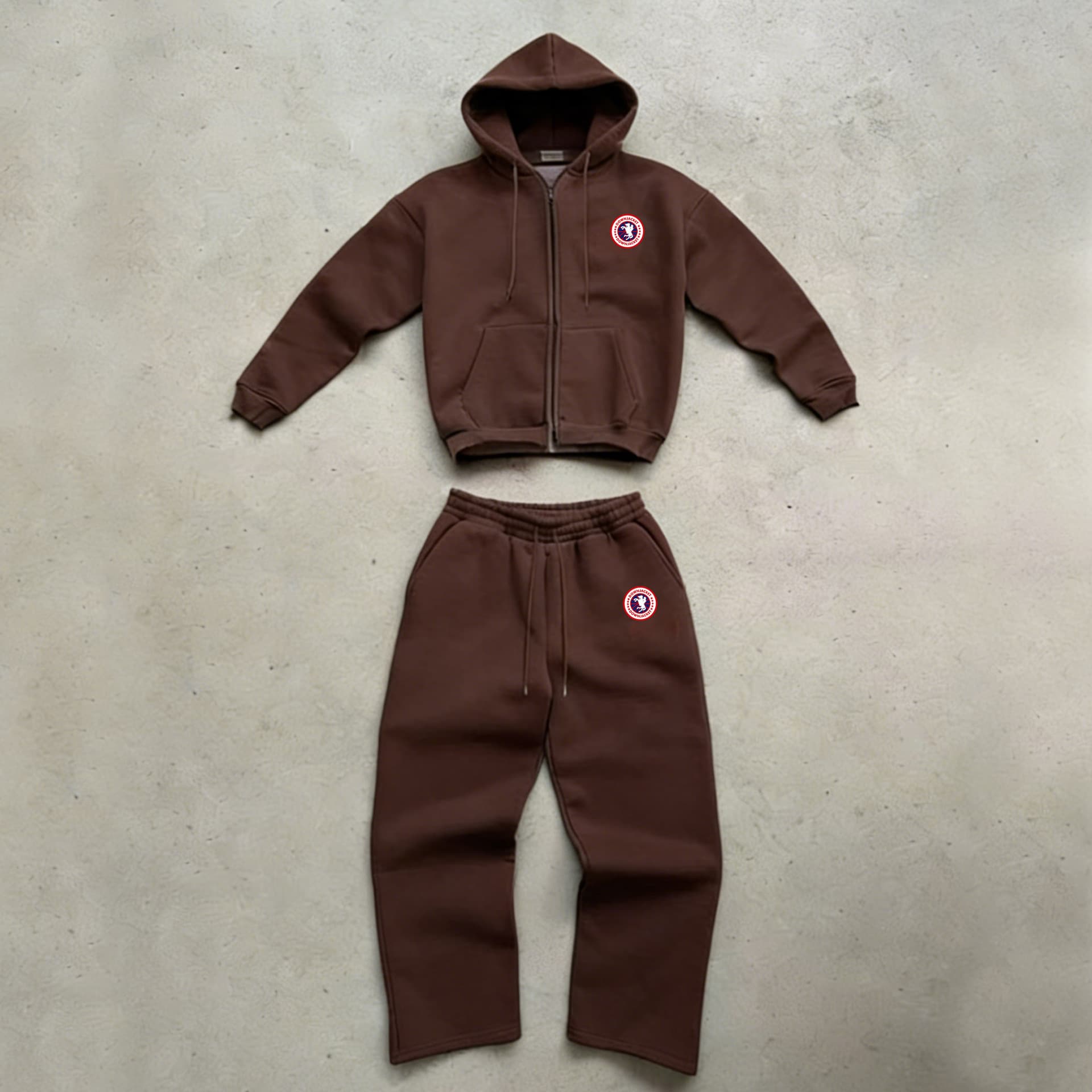 Men's Sportswear Tracksuit, Stylish Hoodie 2 Piece Set, Casual And Warm Wide Leg Pants Set