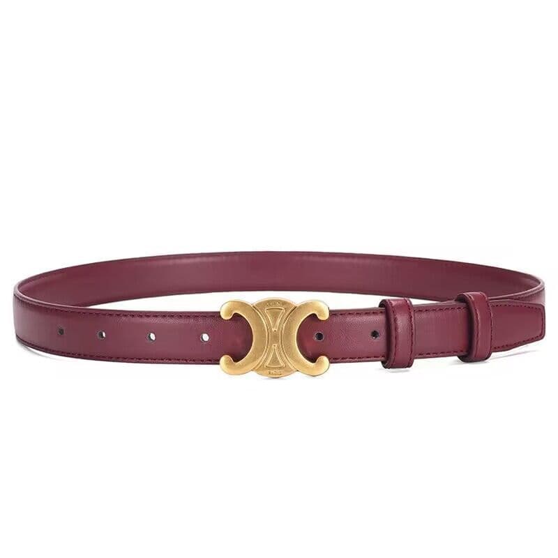 Nouvelle vente chaude Double C ceinture femmes 2.5 ceinture mince ceinture décorative polyvalente décontractée