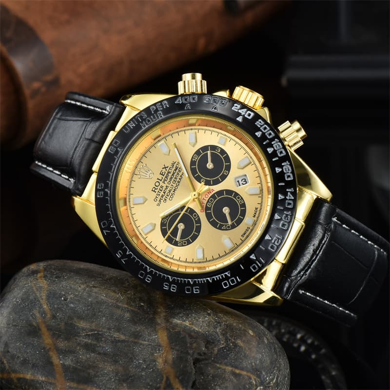 Montres d'affaires décontractées pour hommes, montre à Quartz avec ceinture Daytona, offre spéciale, 2024