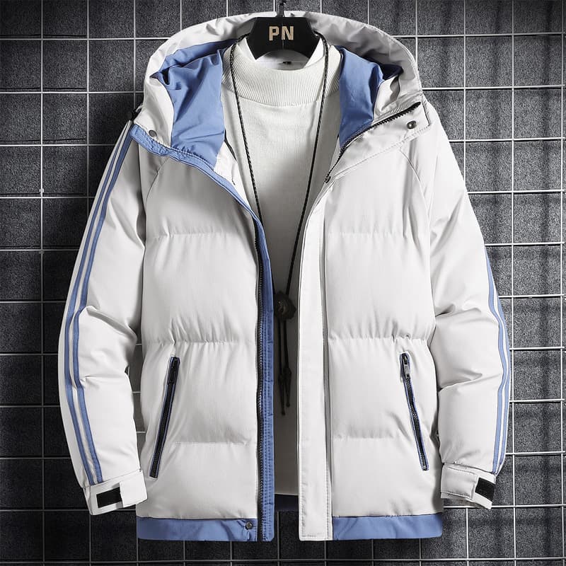 Men's Clothing Men's Cotton Coat Loose Large Size Hooded Cotton Coat Thickened Warm Cotton Jacket