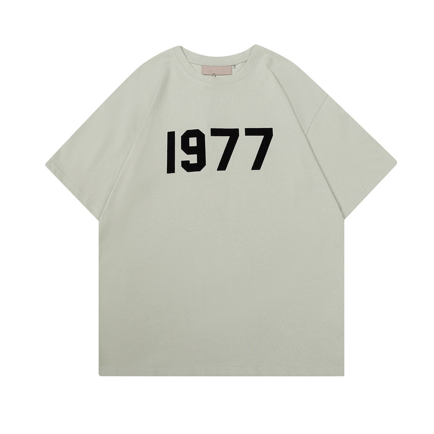Ensemble de survêtement ESS Essential pour homme, composé d'un t-shirt et d'un short à lettres floquées, style américain (1977).