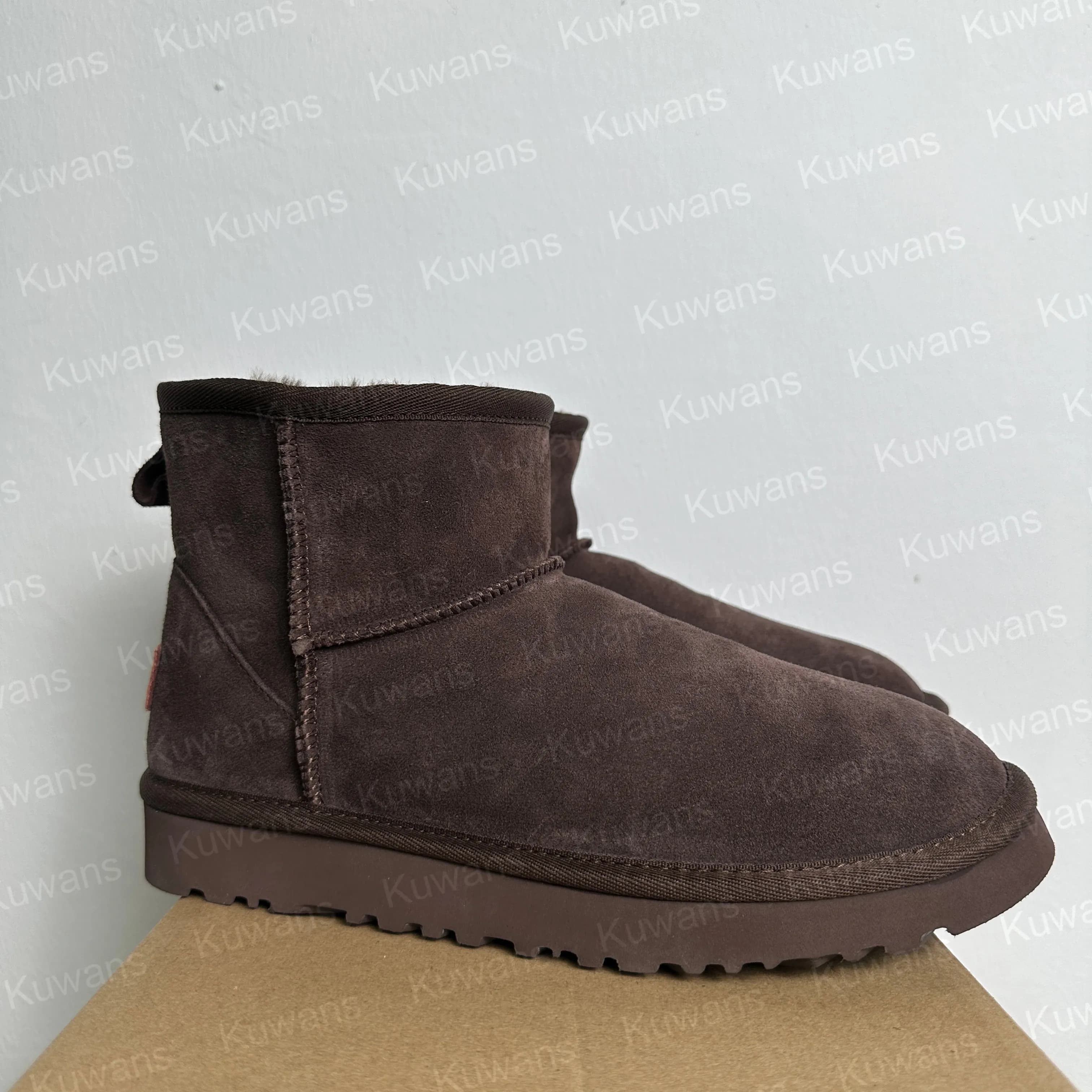 U GG Designer Classic Ultra Mini Bottes de Neige Plateforme Courte Femmes Hommes Fourrure Peau de Mouton Tasman Tazz Chesut Sable Graine de Moutarde