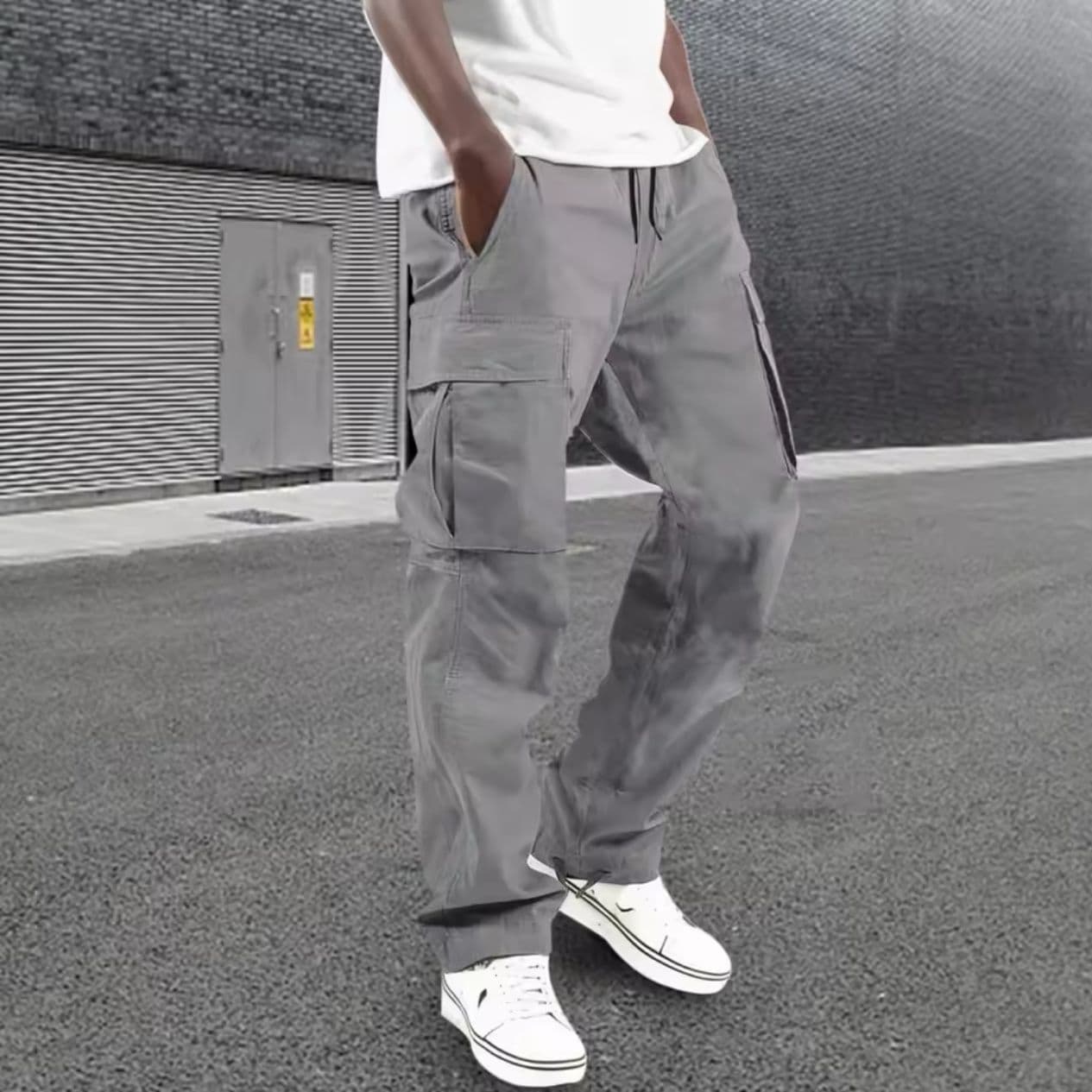Men's Clothing Spring New Arrival Workwear Men's Casual Pants, Fashionable Urban Multi Pocket Casual Sports Pants