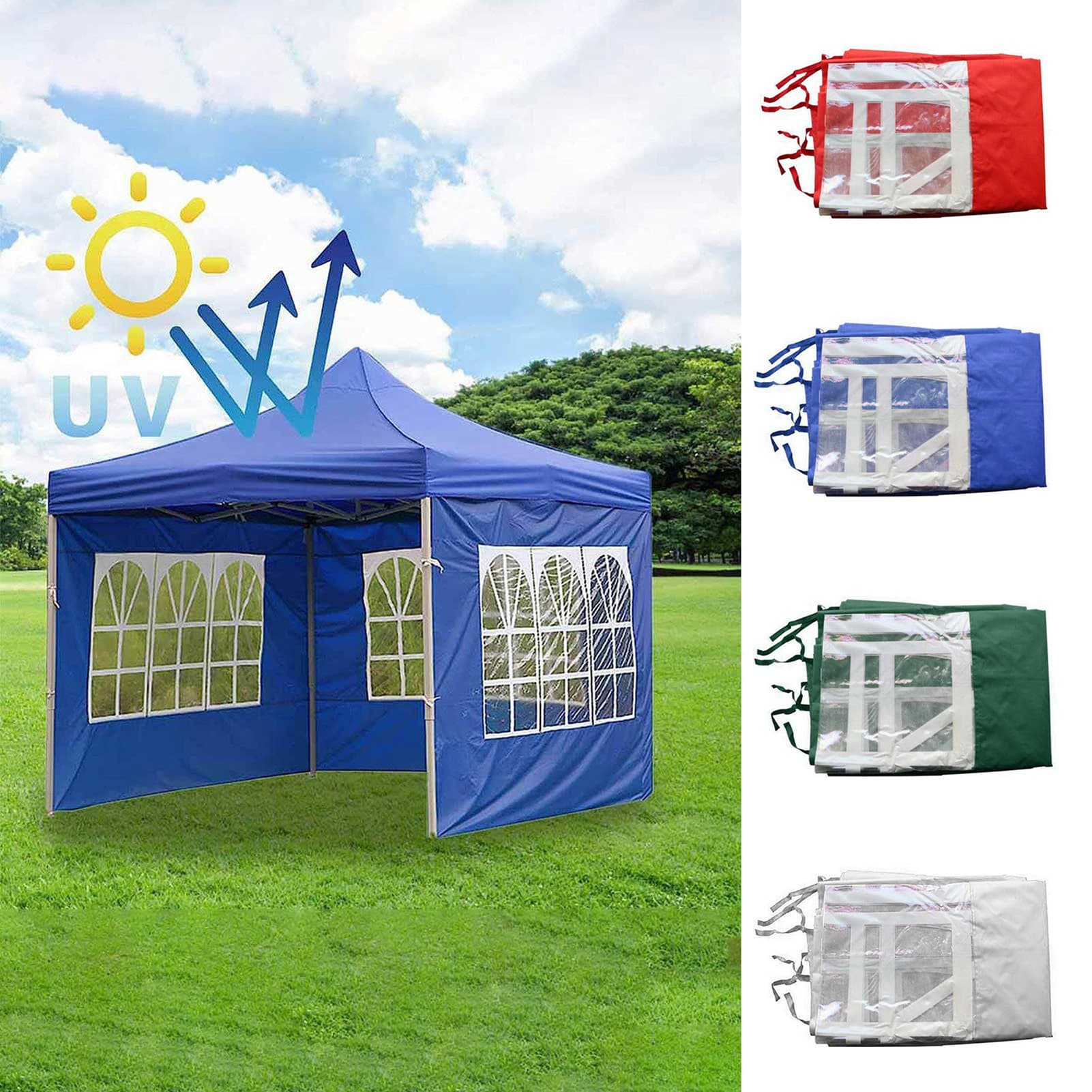 SportLife Folded Tent Cloth Good Windproof Effect Foldable Rainproof Multi-function Camping Sunshade Oxford Cloth Canopy Tent Tarp Outdoor Supply