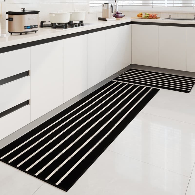 Home & Garden Velvet Kitchen Floor Mat Household Water Absorbing Non Slip Foot Mat Oil Proof And Wiping Resistant Dirt Resistant Foot Mat Door Mat