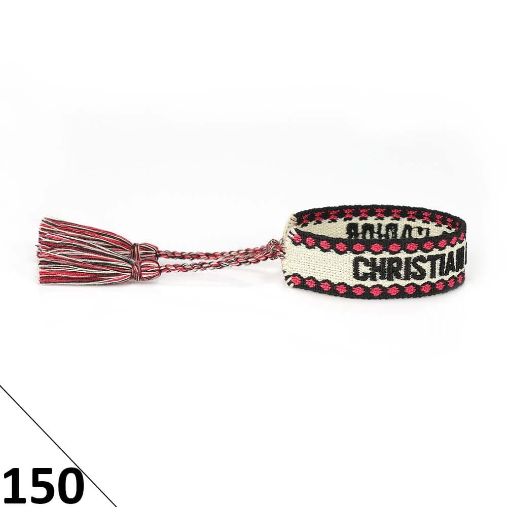 Bracelet unisexe tendance avec lettres tressées