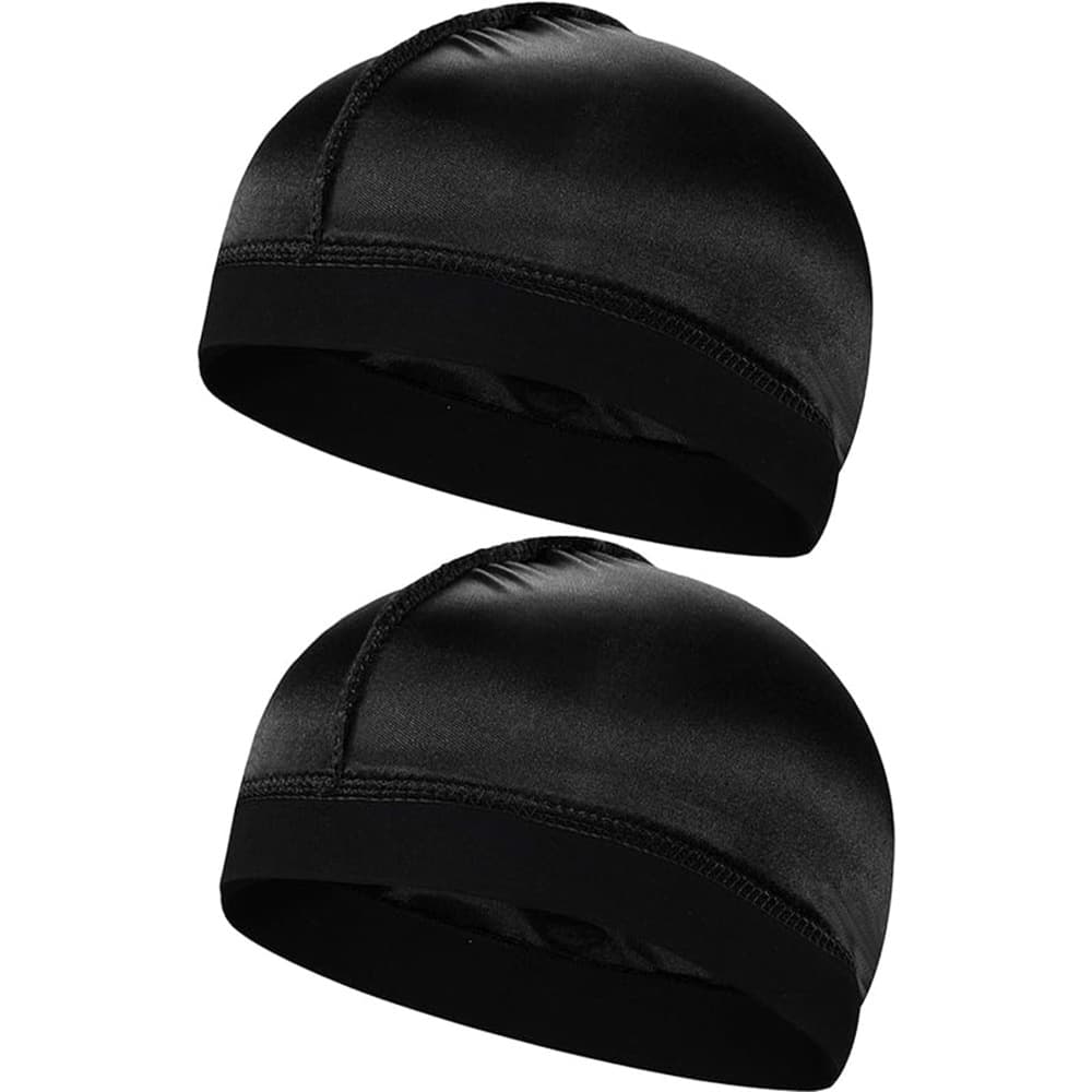 Unisex Smooth Silk Men's Wavy Cap Silky Smooth Durag Elastic Soft Breathable Silk Has Good Compressibility