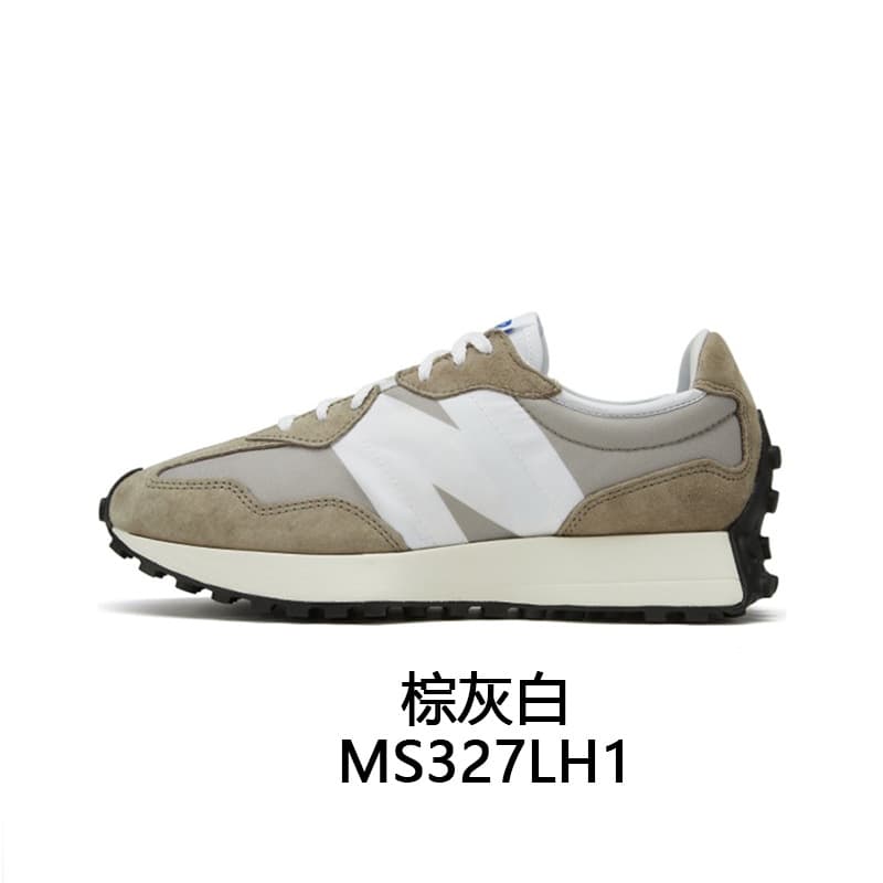 Nouvelle version pure originale haute NB327 Sports Newzu gris décontracté semelle épaisse chaussures de course augmentant la hauteur intérieure p