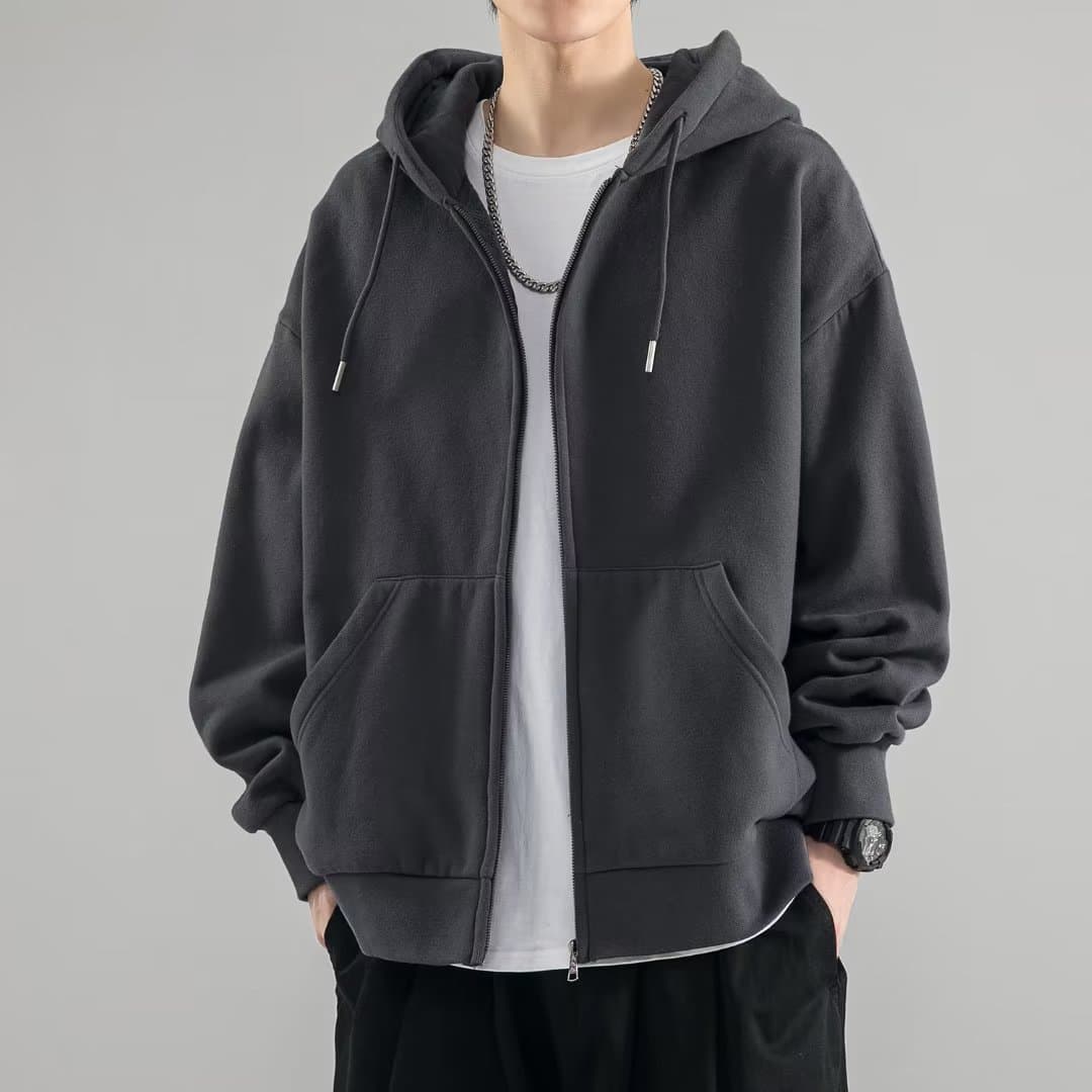 Men's Clothing Cardigan sweatshirt brand heavy jacket men's clothes hooded couple tops autumn coat