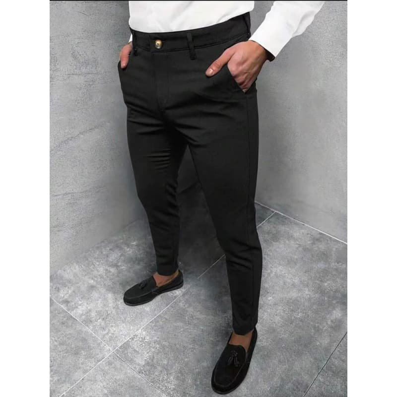 Men's Slim Fit Dress Pants Business Casual Trousers Stretch Comfort Modern Tailored Look