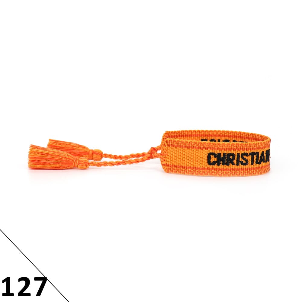 Bracelet unisexe tendance avec lettres tressées