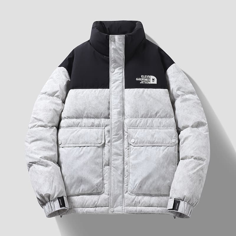 Premium Couple's Down Jacket With 750 Fill Power White Duck Feather, Windproof & Thermal Insulated For Winter, Slim Fit Stand Collar Coat