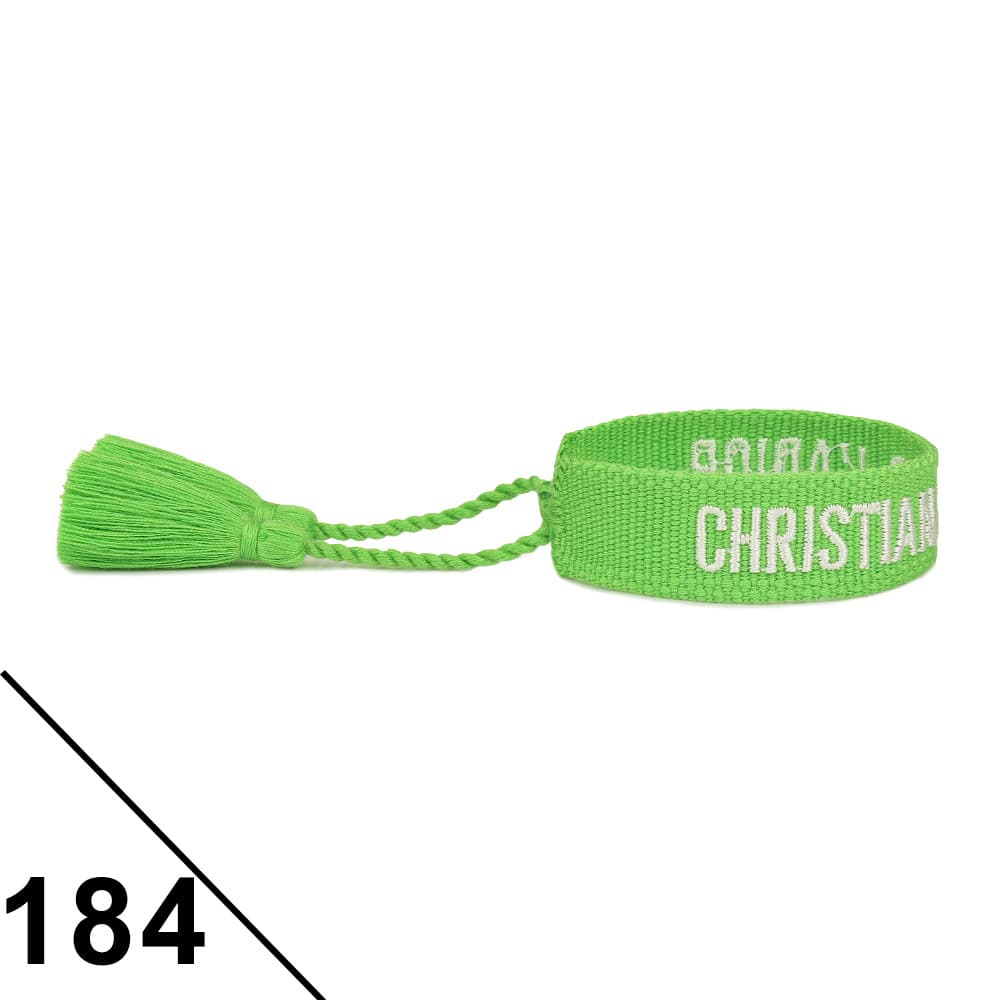 Bracelet unisexe tendance avec lettres tressées