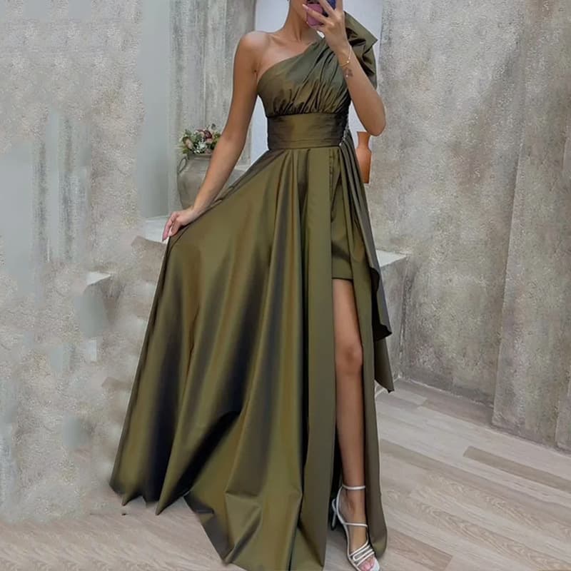 Women's elegant dress Fall fashion loose dress