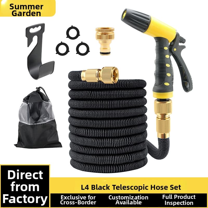Automatic Telescopic Water Hose Magic Garden Sprinkler High Pressure Washing Car Wash Gun Flower Watering Agricultural Irrigation