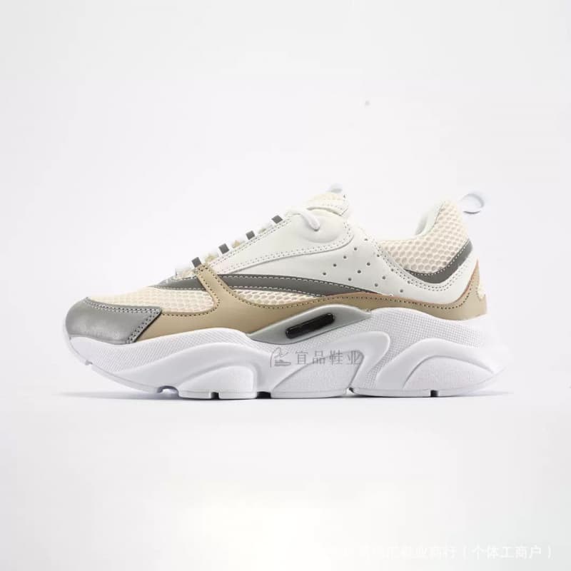DIOR B22 Nouveau modèle européen D-Brand Sports Casual Semelle épaisse Mode Rétro Respirante Chaussures de papa rehaussantes pour hommes et