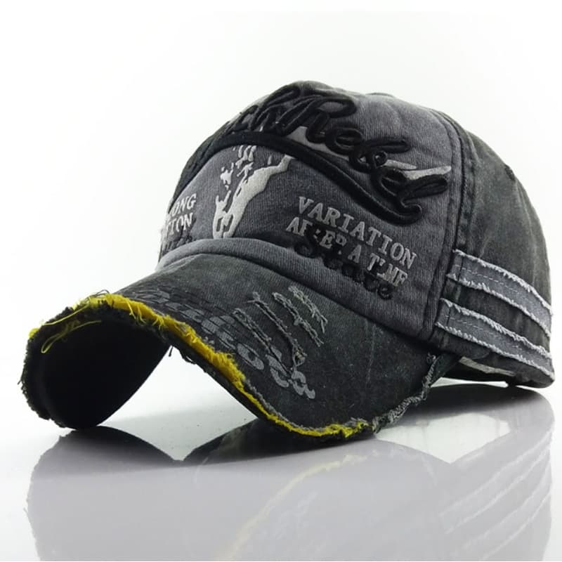 Hot 100% Washed Cotton Baseball Cap Snapback Caps Retro Letter Bone Hats For Men Women Gorras Hombre Dad Casual