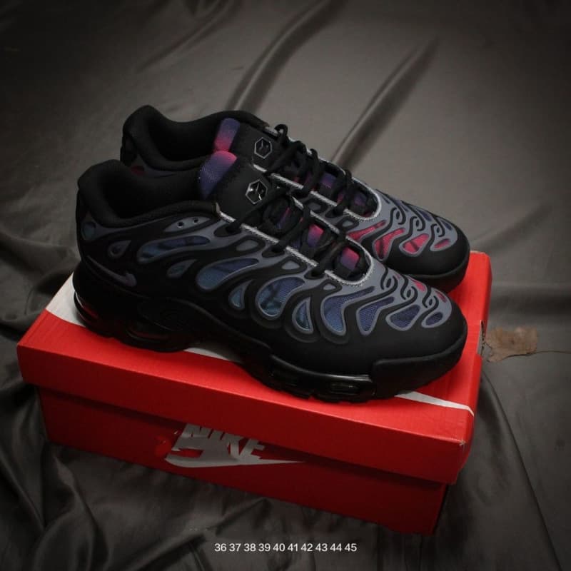 Putian DRIFT TN Fishbone Running pour hommes, baskets MAX, chaussures de sport décontractées à coussin d'air et amortissantes pour femmes