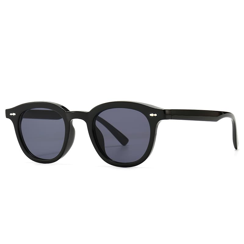 narrow frame anti-blue light flat mirror trendy street photography modern charm retro sunglasses 86374