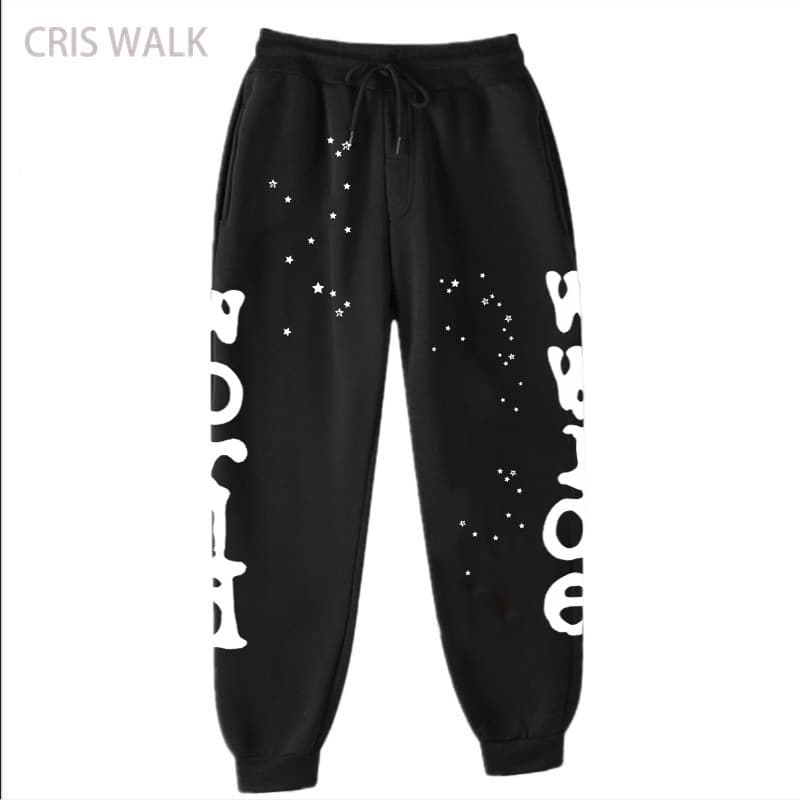Sweat à capuche et pantalon de survêtement imprimé automne/hiver de la série Spider 555