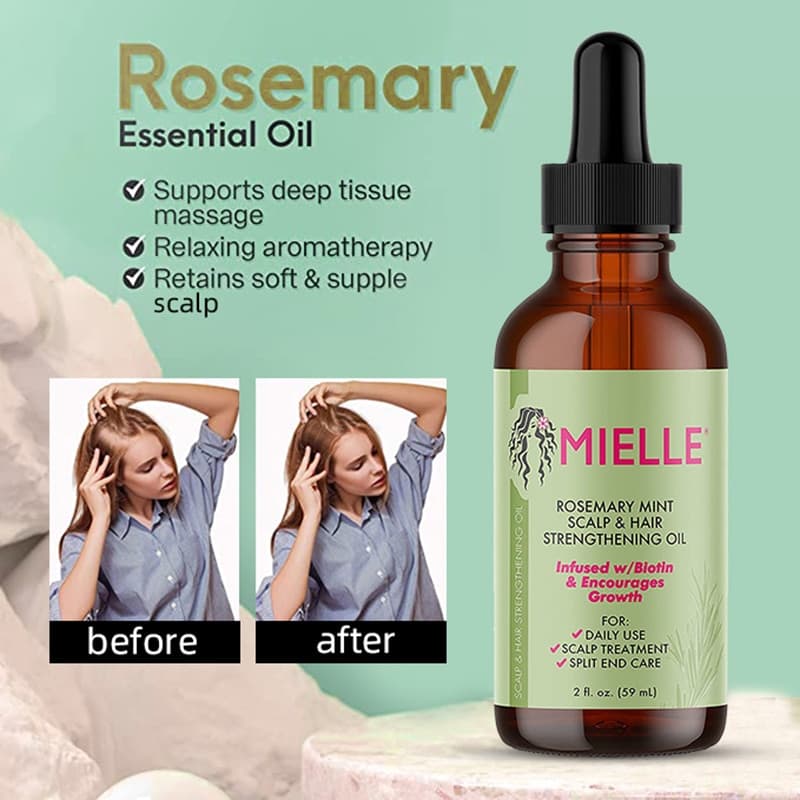 growth Hair essential oil, nourishing care for split and dry hair new