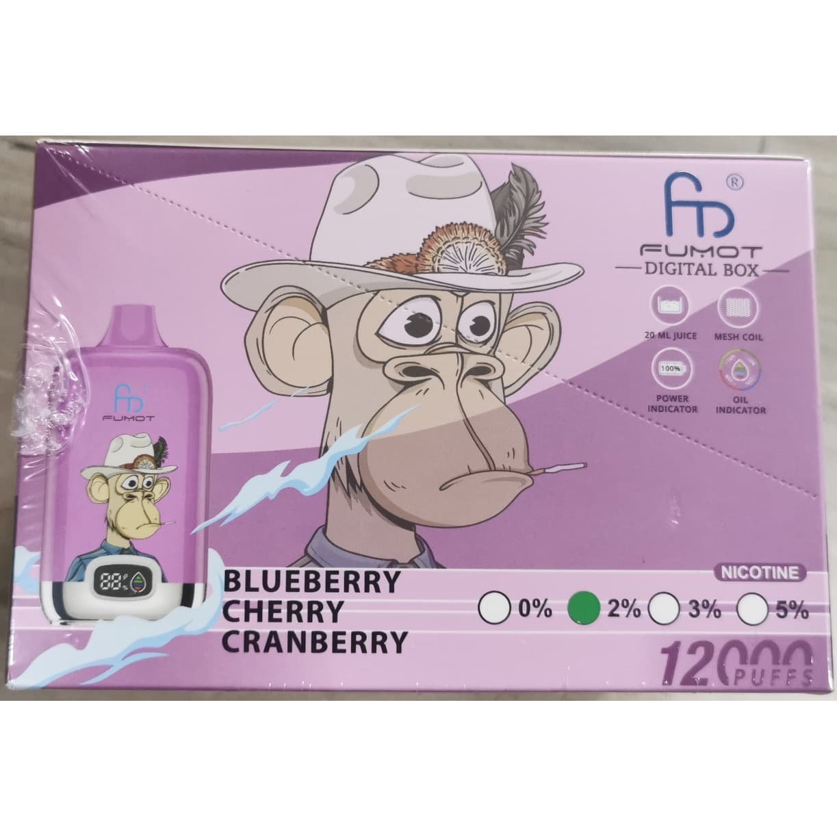 Kit de démarrage de cigarettes électroniques jetables RANDM TORNADO 33 saveurs, 2, 5 ou 10 bouffées, 12 000 bouffées