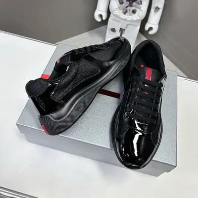 Chaussures de course polyvalentes en cuir verni véritable de haute qualité pour l'été 2025 de la Coupe des Amériques